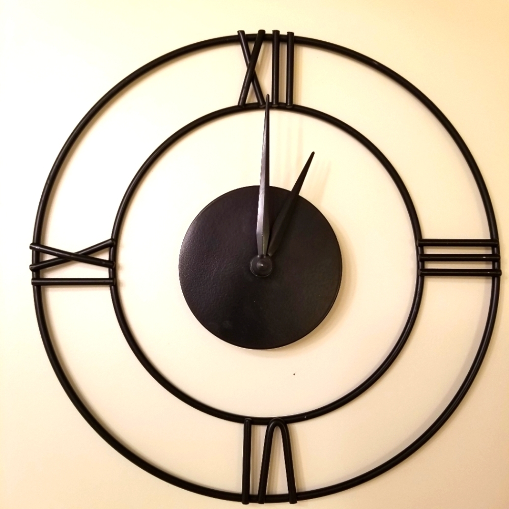 🔻REDUCED❣ 11" Takane Quartz no (0) Jewels Movement Cast Iron Wall Clock Roman❣❤